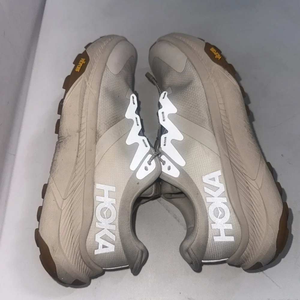 Hoka Transport Eggnog White Athletic Gym Running Walking Hiking Shoes Size 8B